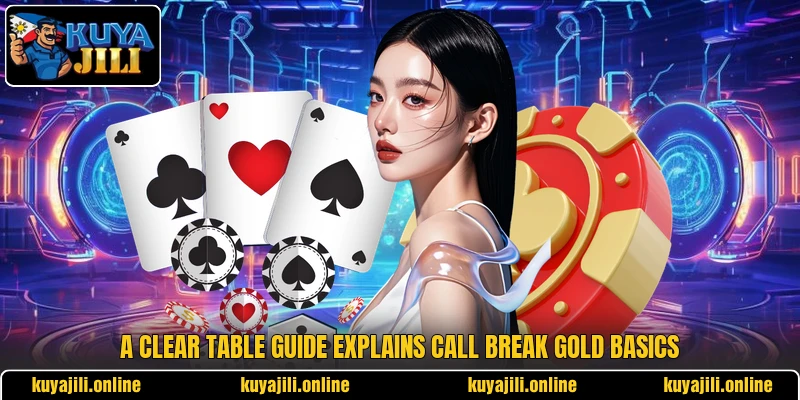 A clear table guide explains call break gold basics A clear table guide explains call break gold basics