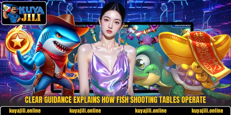 Clear guidance explains how Fish shooting tables operate Clear guidance explains how Fish shooting tables operate