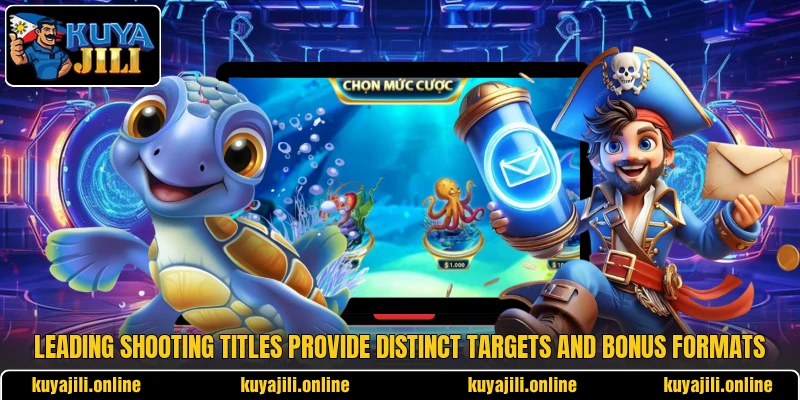 Leading shooting titles provide distinct targets and bonus formats Leading shooting titles provide distinct targets and bonus formats