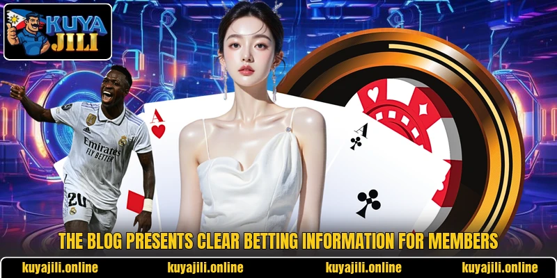 The blog presents clear betting information for members